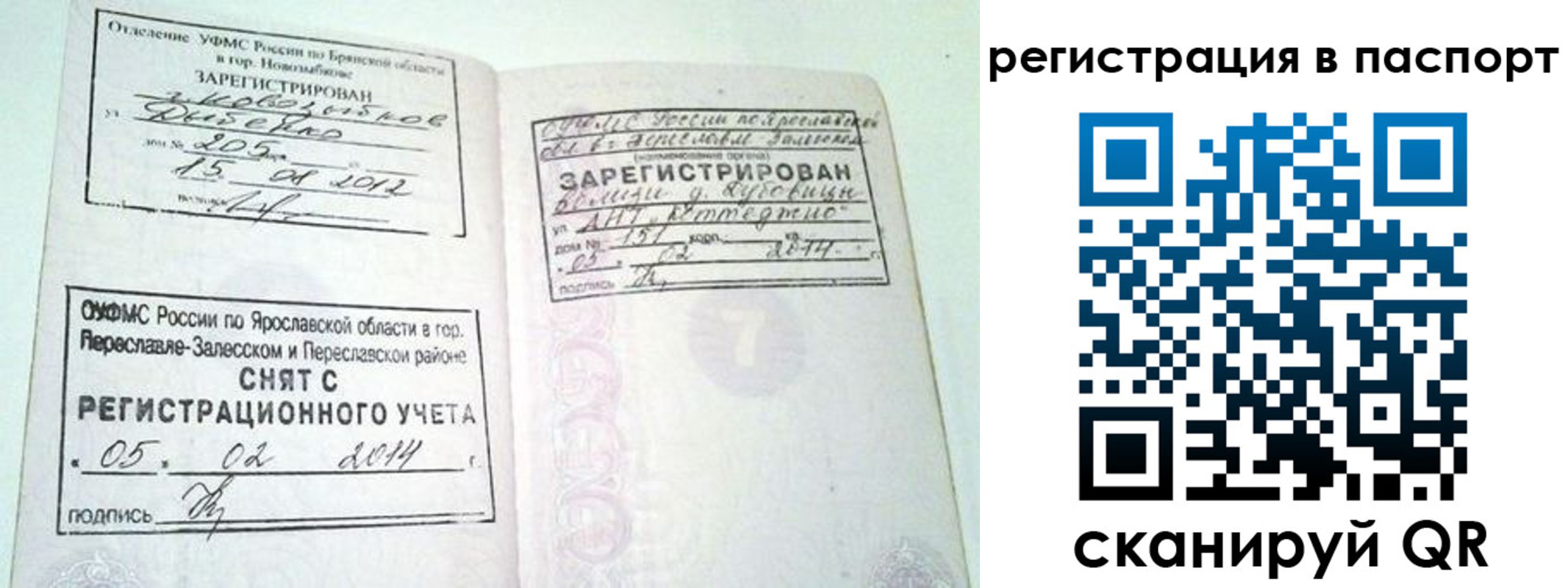 прописка в квартире в Кашире